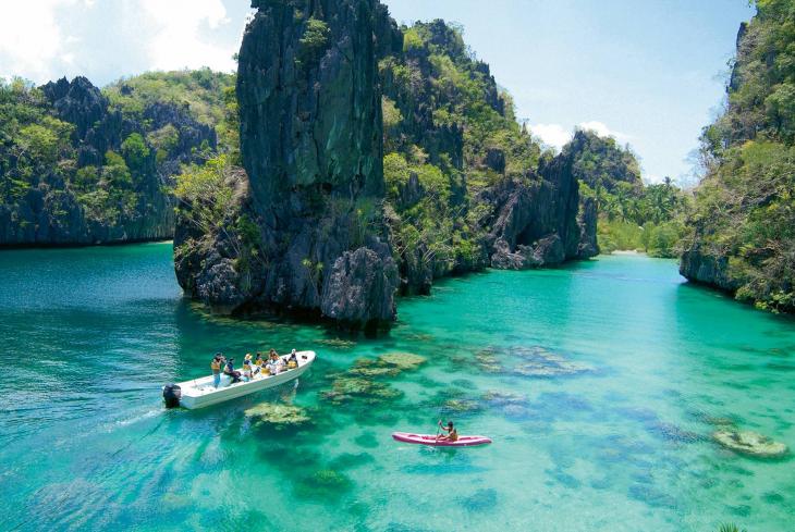 νησιού Παλαουάν στις Φιλιππίνες 