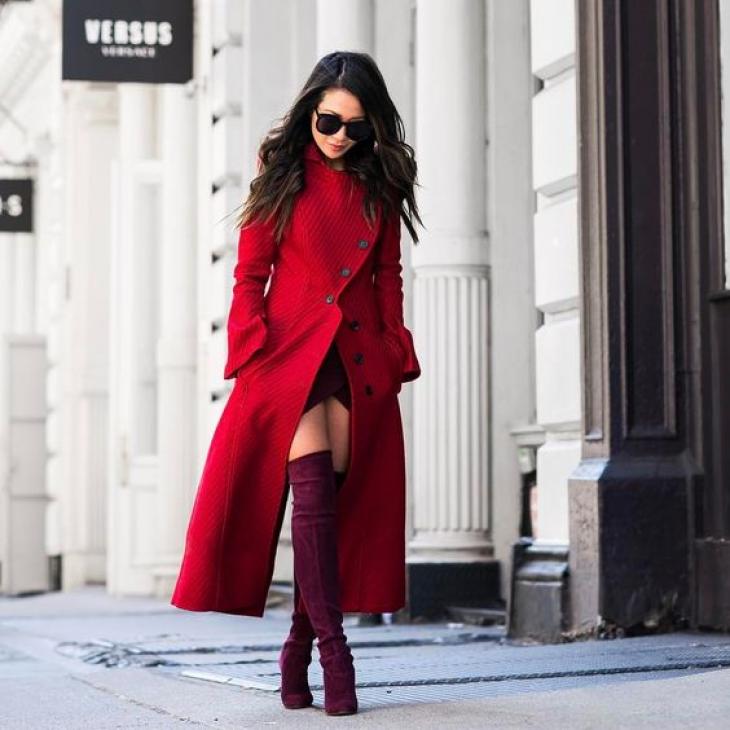 κόκκινο παλτό