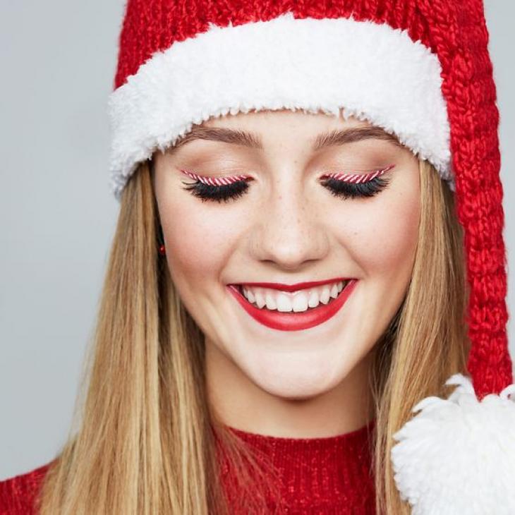 Candy Cane Eyeliner