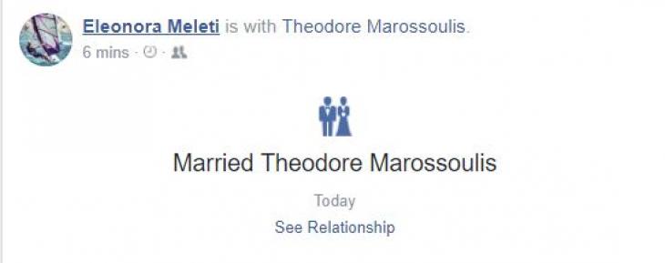 Ελεονώρα Μελέτη - Θοδωρής Μαροσούλης: Παντρεύτηκαν;