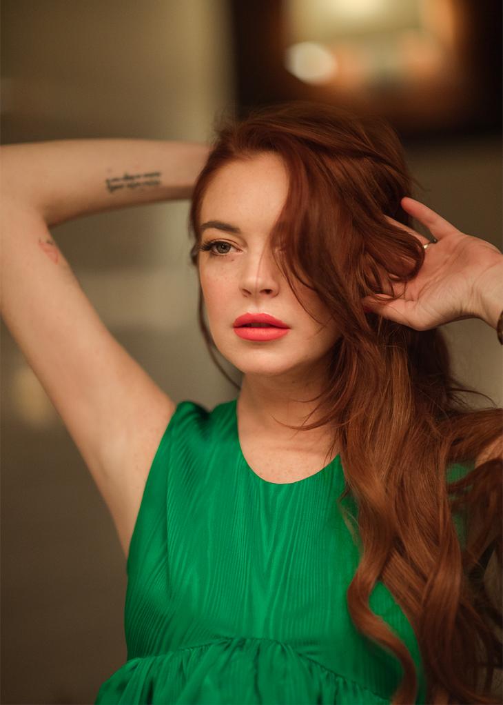 H Lindsay Lohan στη Μύκονο 