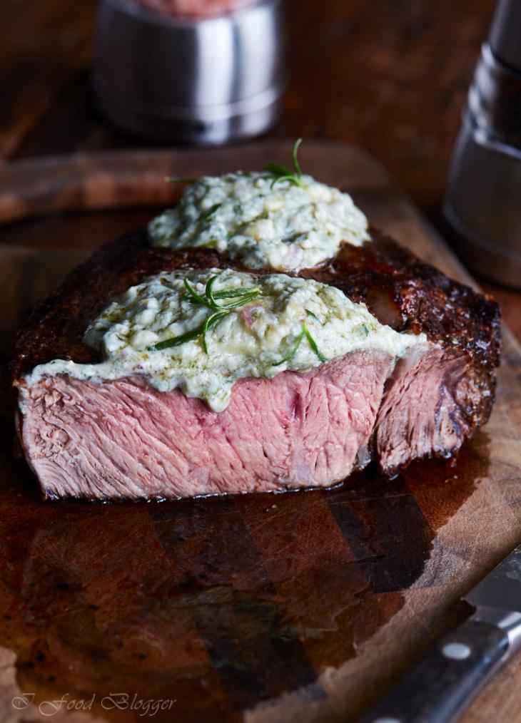 Ribeye με blue cheese