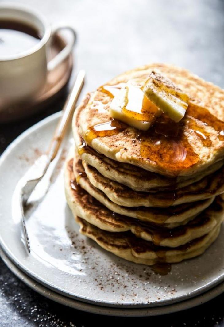 Νηστίσιμα pancakes με ταχίνι