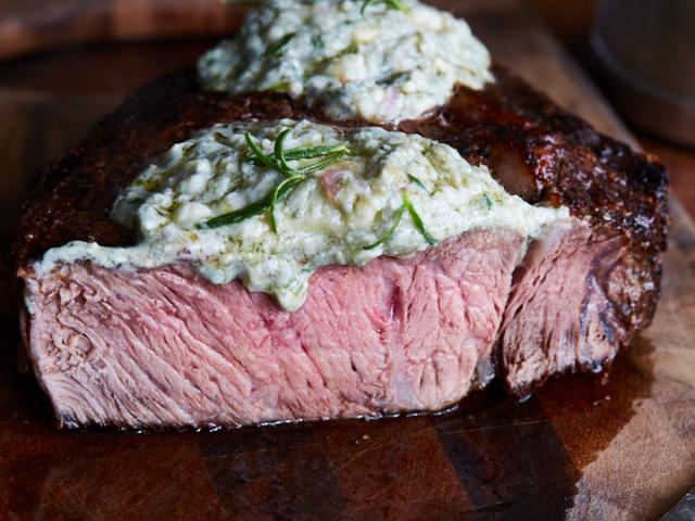 Ribeye με blue cheese